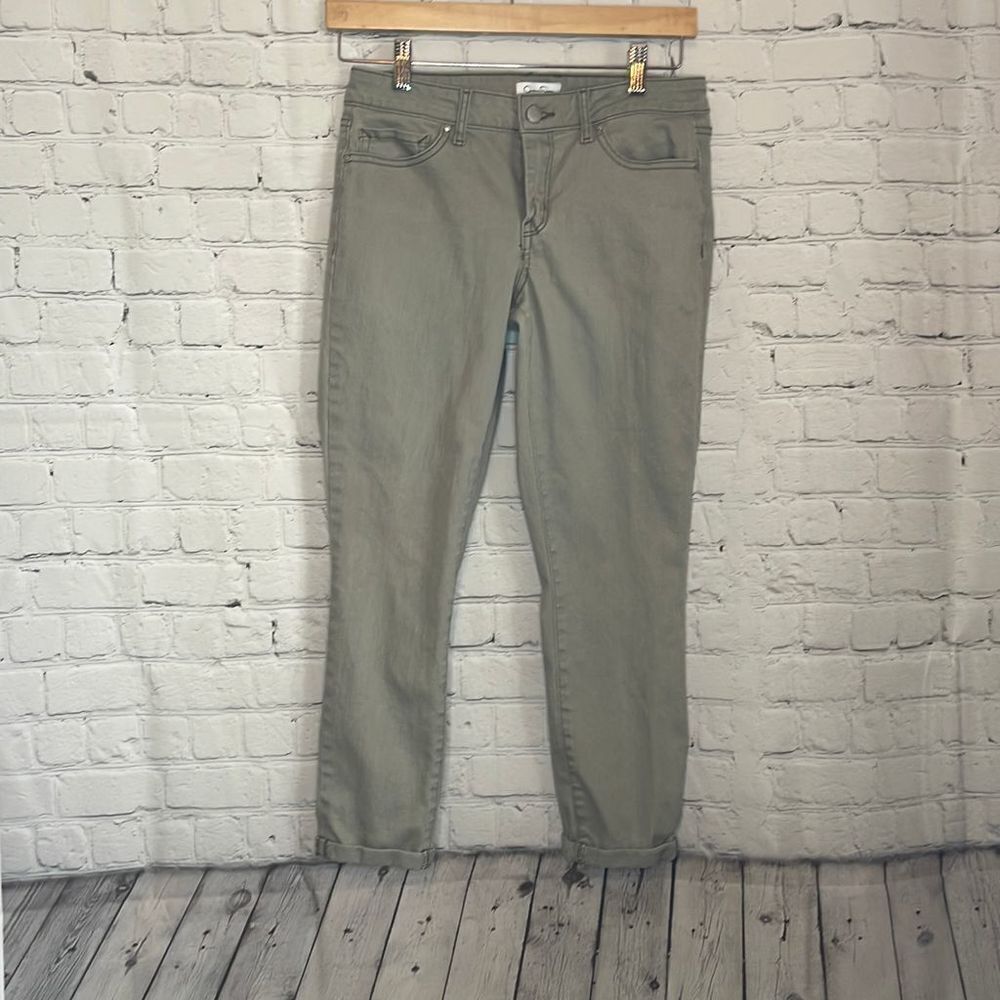 Jessica Simpson Pale Green‎ Women’s Rolled Crop Skinny Jeans size 6